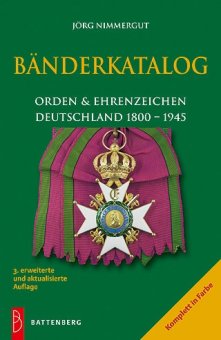 Bänderkatalog Orden & Ehrenzeichen Deutschland 1800 – 1945 